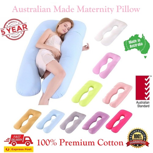 AUS MADE Maternity Pillow Pregnancy Nursing Sleeping Support Feeding Boyfriend